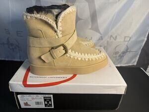 Blondo Anna Waterproof Boot Sand Suede Cow Suede Women’s Size 8.5M NWB MSRP $150